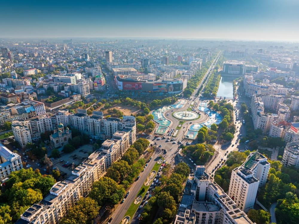Bucharest skyview